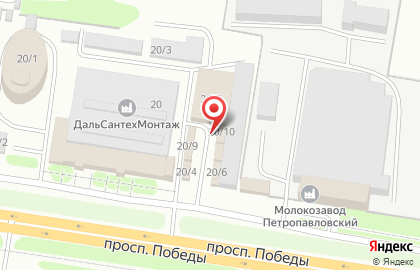 Мебельный центр 1000 в Петропавловске-Камчатском на карте