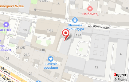 Центр сертификации "Оптиматест" на улице Яблочкова на карте