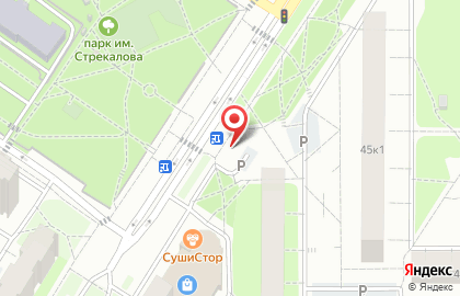 Продуктовый магазин в Москве на карте