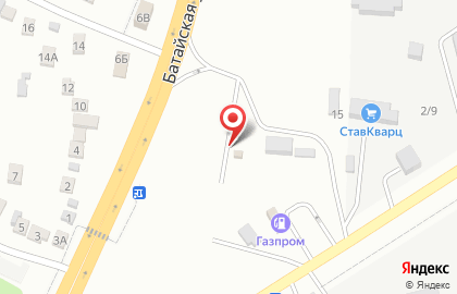 Автомойка самообслуживания Aquarama на Батайской улице на карте