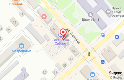 Агентство недвижимости Квадратный метр на улице Ленина на карте
