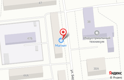 Супермаркет Магнит на Пролетарской улице в Новодвинске на карте