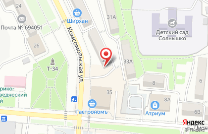 Продуктовый магазин Мечта в Южно-Сахалинске на карте