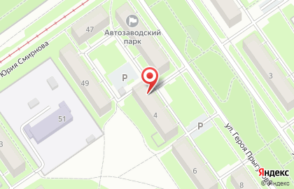 Отдел полиции №1 в Автозаводском районе на карте