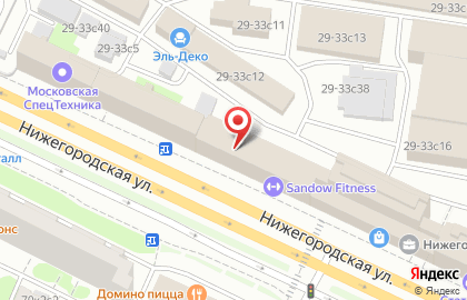 Национальный педагогический институт на Нижегородской улице на карте