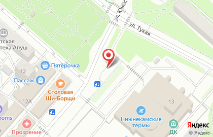 Продовольственный магазин Факторiя на улице Юности, 13а в Нижнекамске на карте