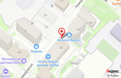 Транспортная компания Транзит на Поморской улице на карте