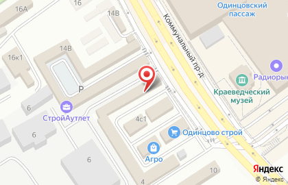 Магазин дверей Мир дверей в Коммунальном проезде на карте