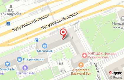 Танго на Кутузовском проспекте на карте