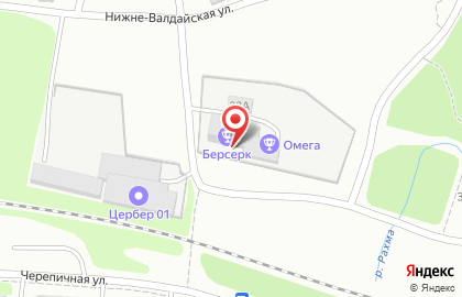 Вектор в Приокском районе на карте
