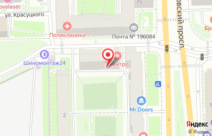 Кадровое решение СПб на Московском проспекте на карте