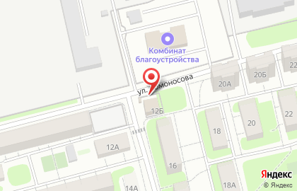 Киоск фастфудной продукции на улице Ломоносова на карте