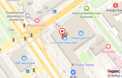 Ювелирный салон Нефертити на улице 20-летия Октября на карте