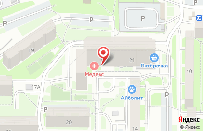 Кондитерская Амулет в микрорайоне Королёвка на карте