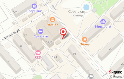 Магазин одежды и обуви в Москве на карте