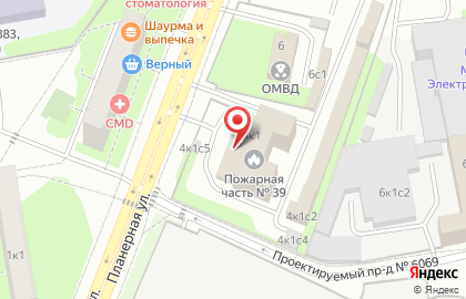 Главное управление МЧС России по г. Москве Управление по Северо-Западному административному округу на карте