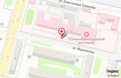 ЗАО Банкомат, МКБ Москомприватбанк на улице Фурманова на карте
