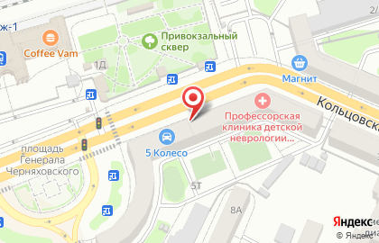 Цветочная мастерская на Кольцовской улице на карте