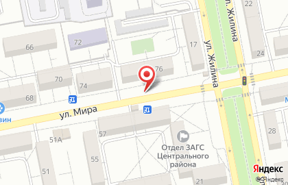 Магазин Кондитерский рай в Центральном районе на карте