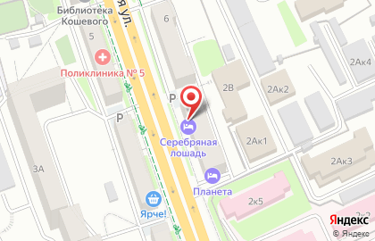 Бутик-отель Серебряная лошадь на карте