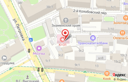ЭКО на Петровке, Медицинский центр на карте