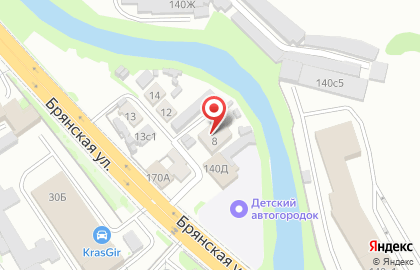 Ларго на Брянской улице на карте