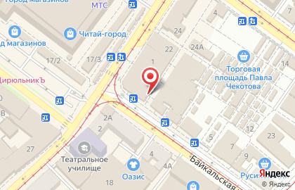 Компания ЭВИТА на Байкальской улице на карте