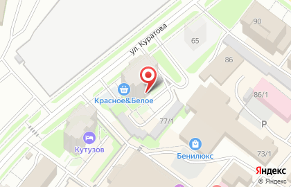ОАО Банкомат, Росгосстрах Банк на улице Куратова на карте