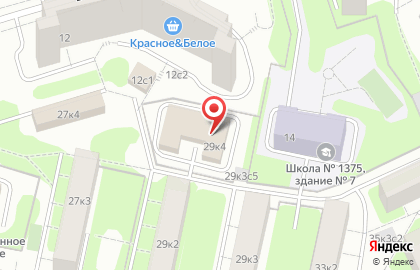 Частная школа TOP IT SCHOOL на метро Коломенская на карте