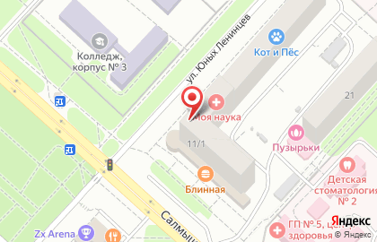 Мастерская ОСК в Дзержинском районе на карте