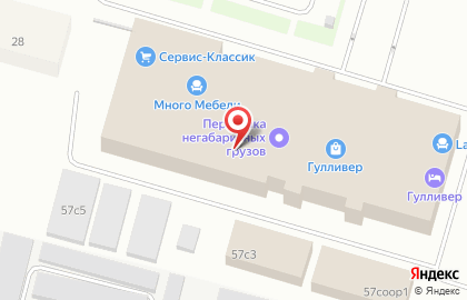 Салон мебели Мебельер на улице Маяковского на карте