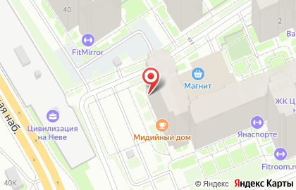 Спа-салон тайского массажа Thai Dream на улице Дыбенко на карте