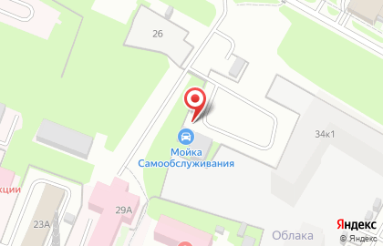 Мойка самообслуживания в Вологде на карте
