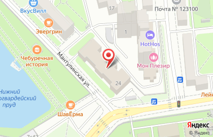 Химчистка автомобилей ProfHim4istka на Мантулинской улице на карте