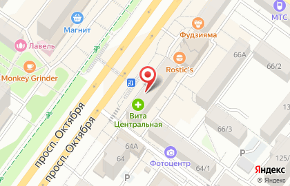 Салон оптики Linz-club на проспекте Октября на карте
