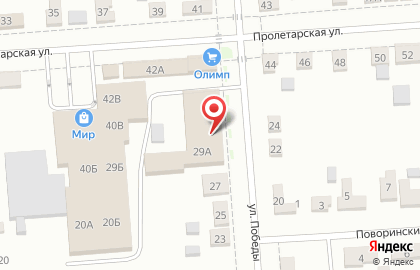 Торговый дом Олимп в Борисоглебске на карте