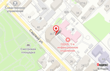 Строящиеся объекты, ООО Монолит на Садовой улице на карте