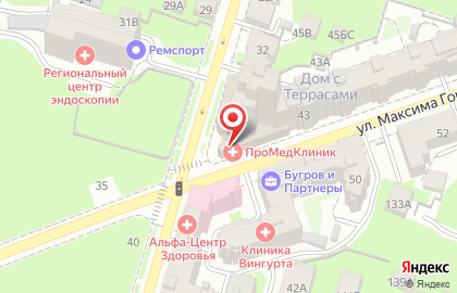 Микрофинансовая компания Микро Капитал на улице Максима Горького на карте