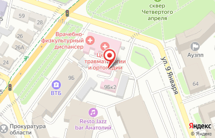 Врачебно-физкультурный диспансер на улице Постникова на карте
