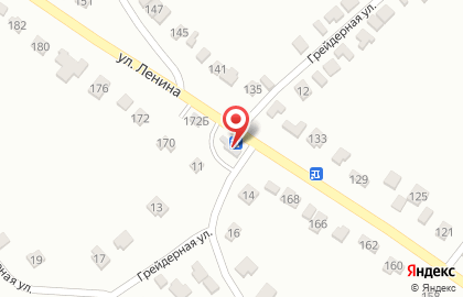 Продуктовый магазин Олимп на улице Ленина на карте