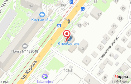 Агентство недвижимости Любимый город в Железнодорожном районе на карте