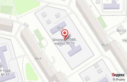 Школа Созвездие №1569 с дошкольным отделением в Северном Орехово-Борисово на карте