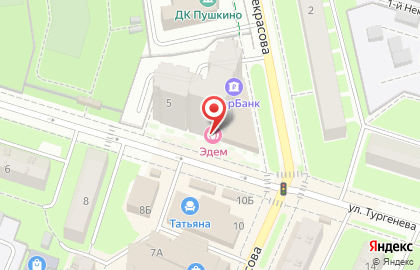 Центр иностранных языков Speak English на улице Тургенева в Пушкино на карте