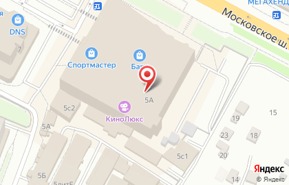 Салон Нежный зверь на Московском шоссе на карте