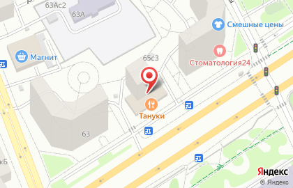 Японский ресторан Тануки на Лихоборах на карте