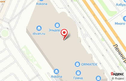 Kfc на Ленинградском шоссе на карте