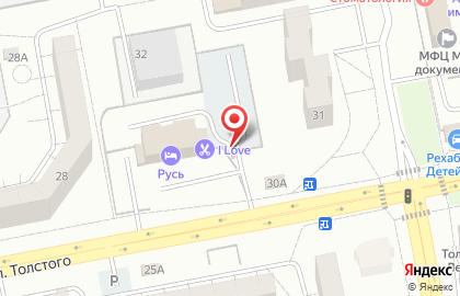 Автостоянка в Тольятти на карте