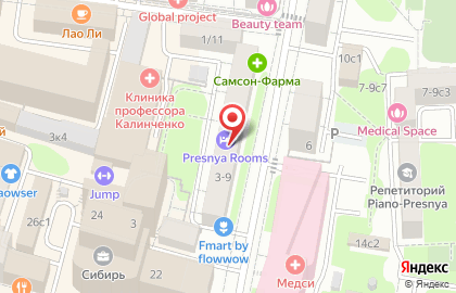 Студия цветов ​FMART by flowwow x Presnya на карте