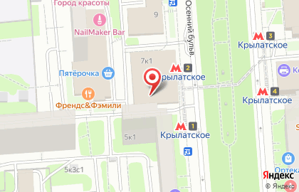 Матрица тц на карте