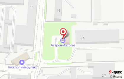 Торгово-сервисная компания Астрон-АвтоГаз на улице Лермонтова на карте